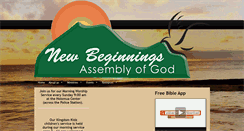 Desktop Screenshot of newbeginningsaog.org