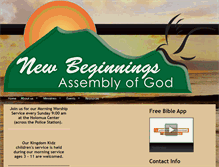 Tablet Screenshot of newbeginningsaog.org